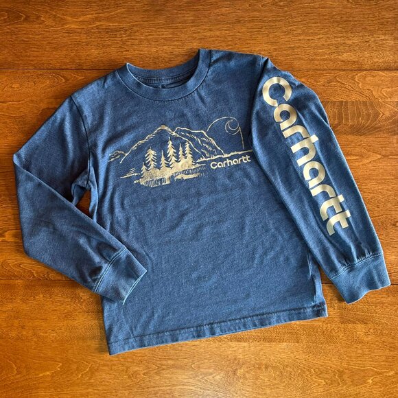 Carhartt navy wilderness shirt 5 - Picture 1 of 6